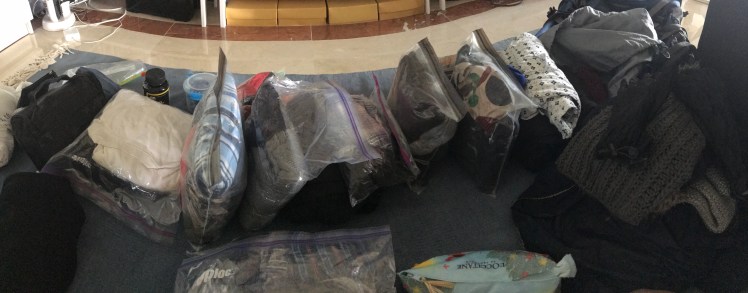 My stuff and Sean’s stuff